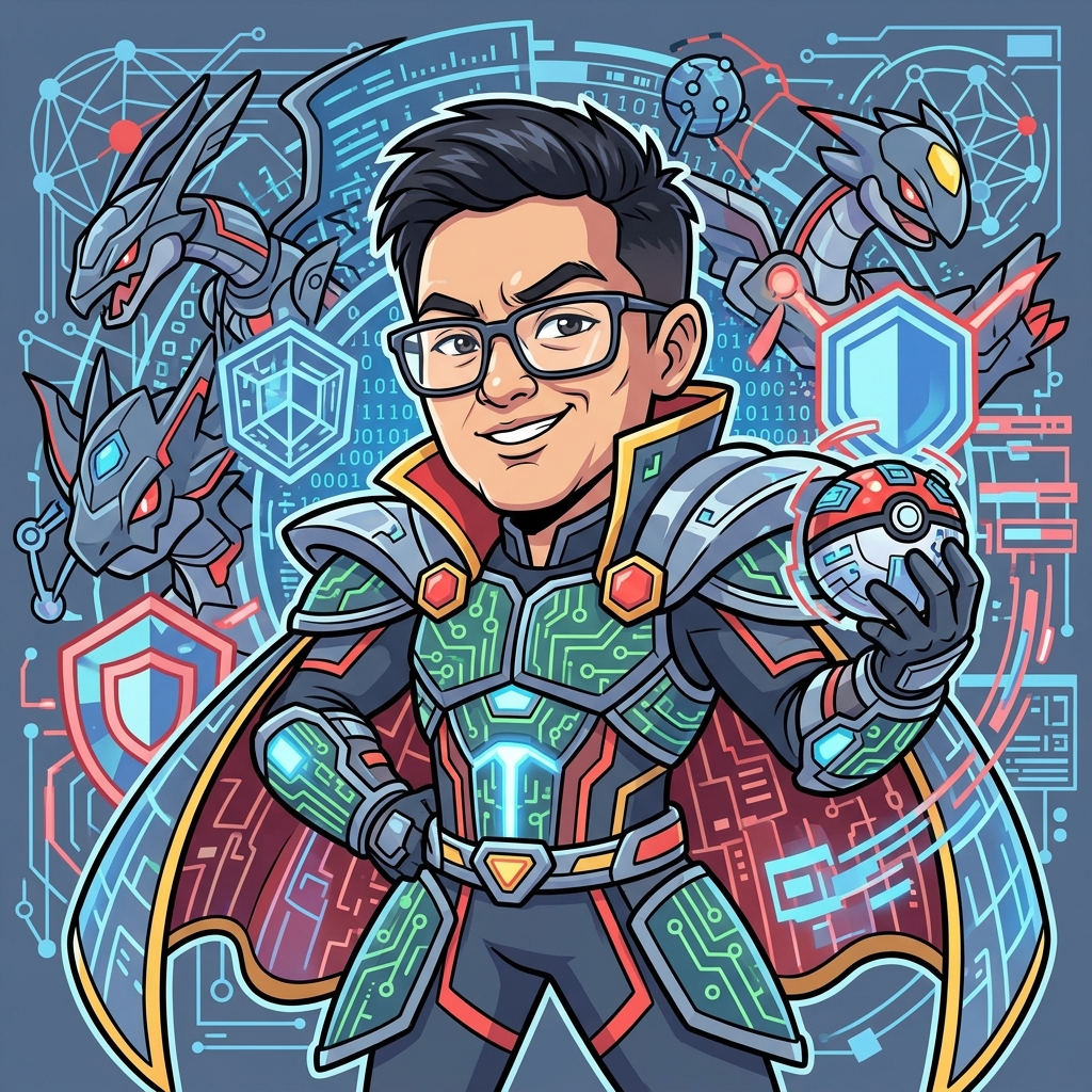 Caricature of Alexandr Wang